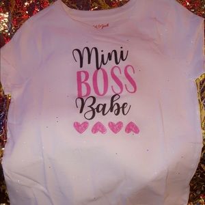 Girls Kids “Mini Boss Babe” Shirt